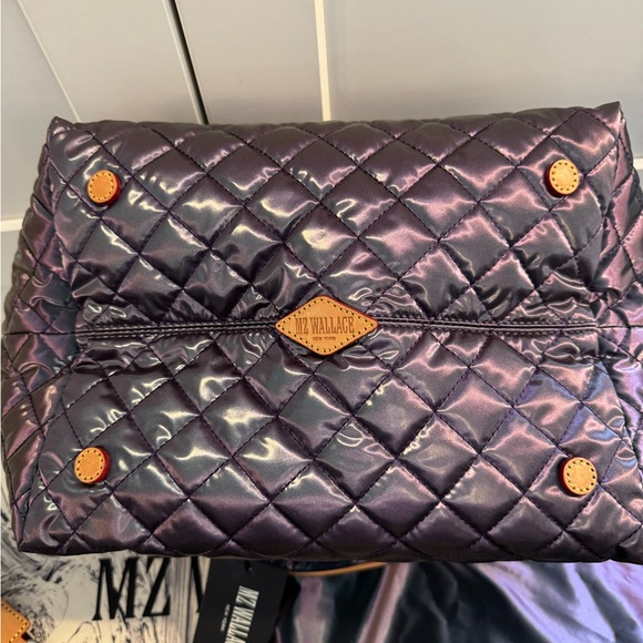 NWT MZ Wallace Small Metro Tote Deluxe Gemstone Iridescent RARE - Picture 6 of 13